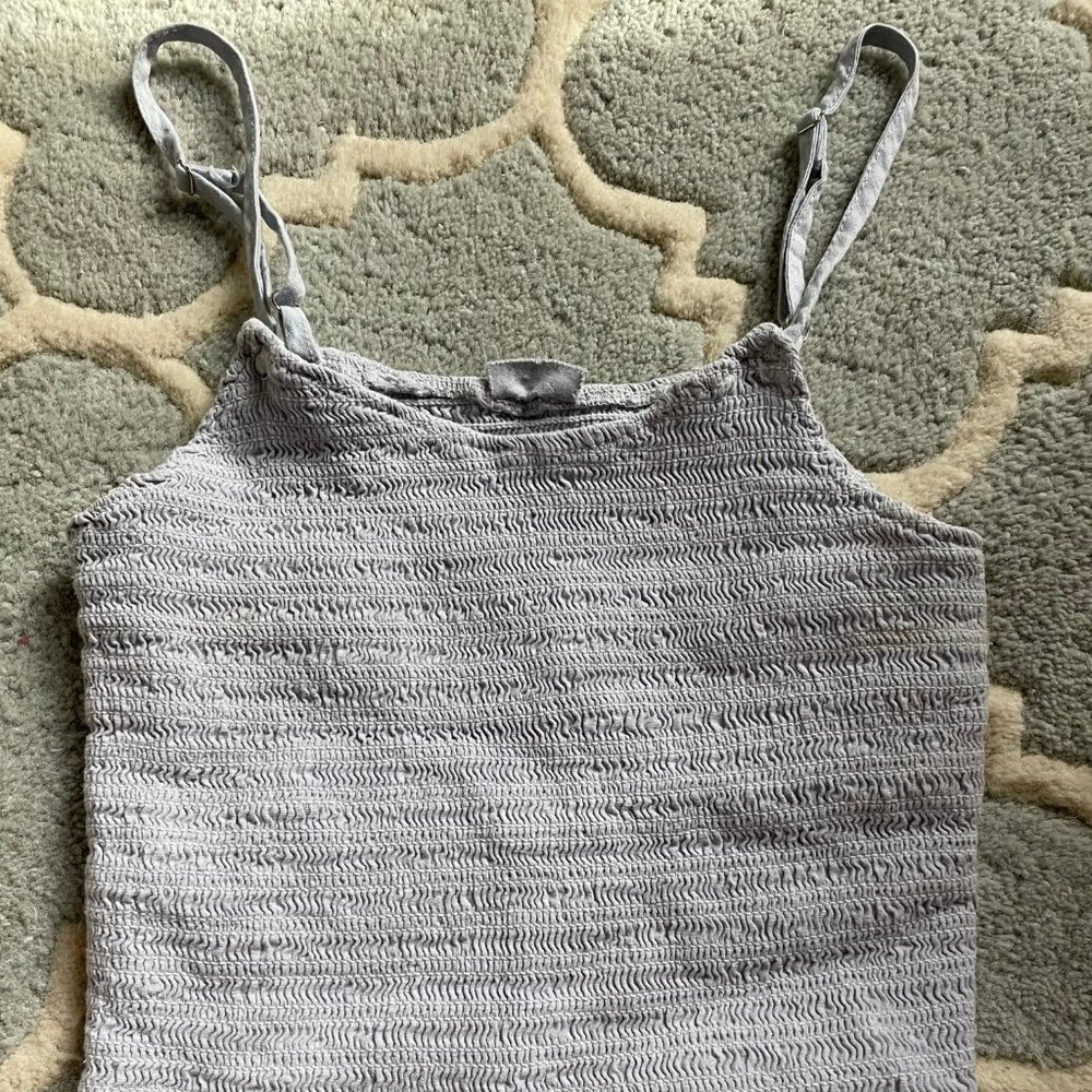 John Galt Smocked Tank Top